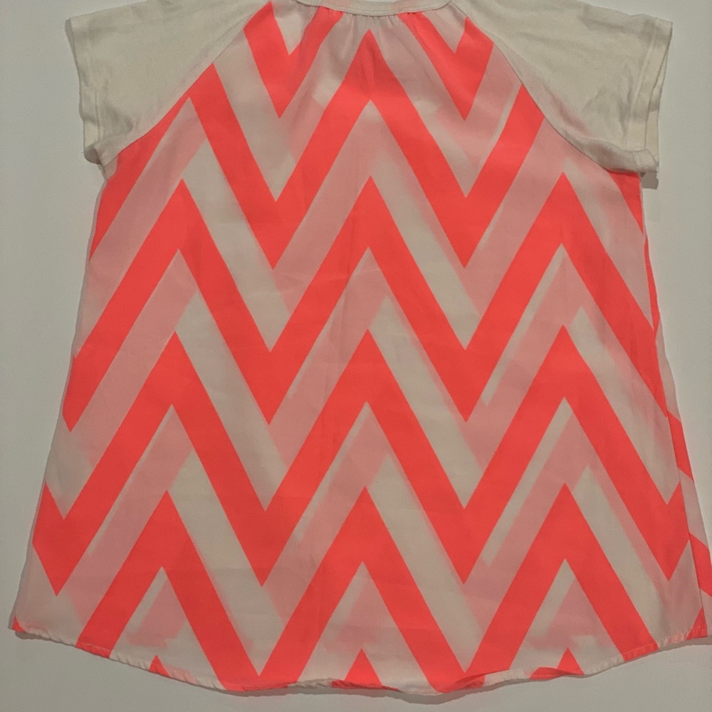 Chevron blouse- Moa Moa- girls medium